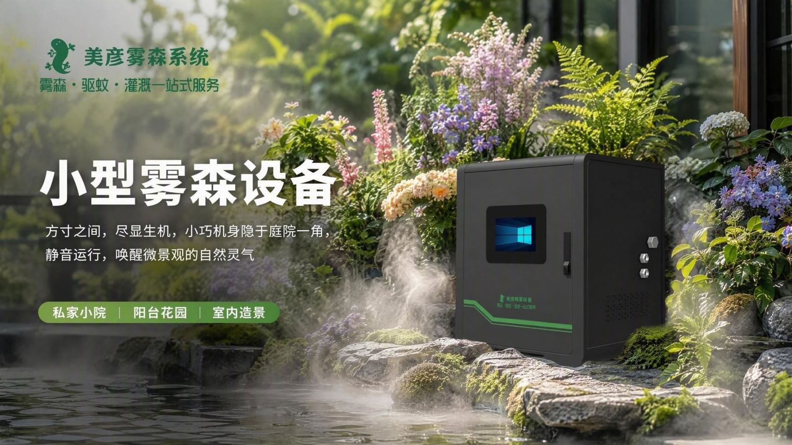 石嘴山花园庭院驱蚊系统